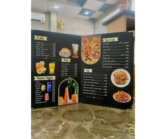 Menu đa dạng